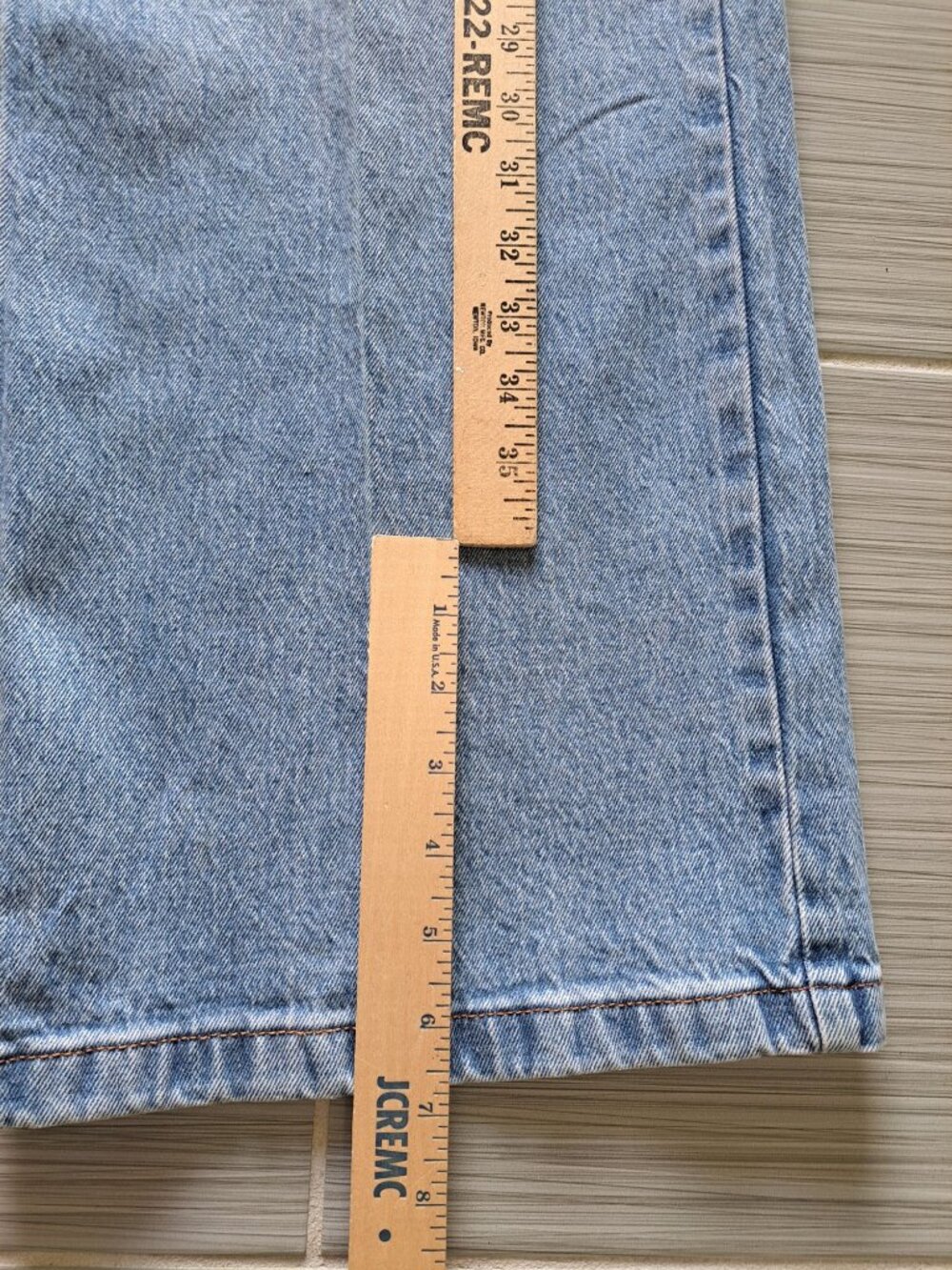 New Size 6 Wide Leg Free Assembly Womens High-Rise Light Wash Denim Jeans Tags - Picture 7 of 13